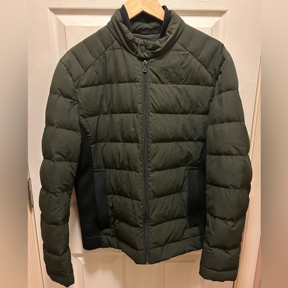 Michael Kors Men’s Down Jacket Green Sz M - Picture 1 of 14